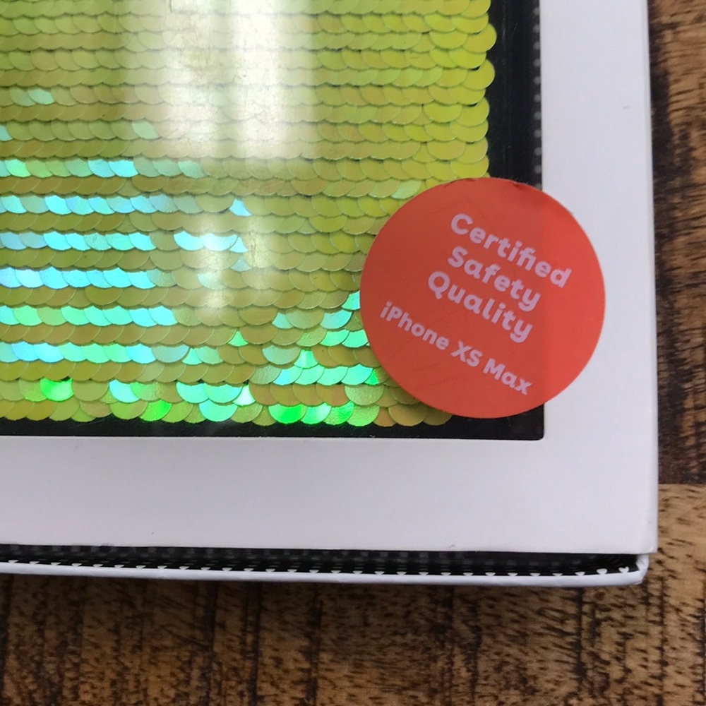 FINAL MARKDOWN Casetify Neon Sequin iPhone XS Max Phone Case New - Picture 3 of 7
